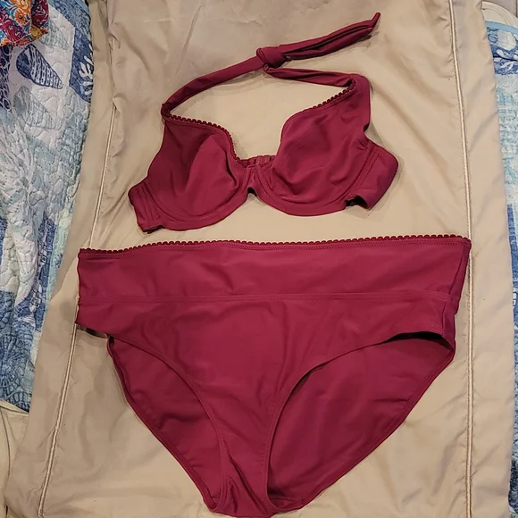 Curvy Kate Raspberry Bikini - Picture 3 of 16